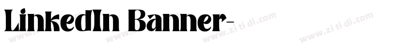 LinkedIn Banner字体转换